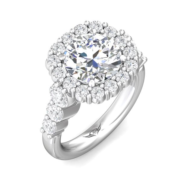 Flyerfit Encore 18K White Gold Engagement Ring G-H VS2-SI1 Image 5 Wesche Jewelers Melbourne, FL