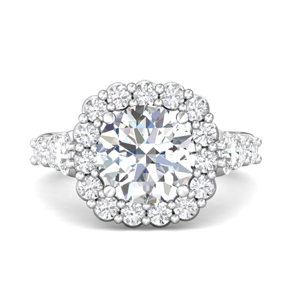 Flyerfit Encore 18K White Gold Engagement Ring H-I SI1 Grogan Jewelers Florence, AL