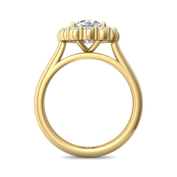 Flyerfit Solitaire 14K Yellow Gold Engagement Ring H-I SI2 Image 3 Christopher's Fine Jewelry Pawleys Island, SC