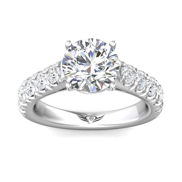 Platinum FlyerFit Encore Engagement Ring Image 2 Becky Beauchine Kulka Diamonds and Fine Jewelry Okemos, MI