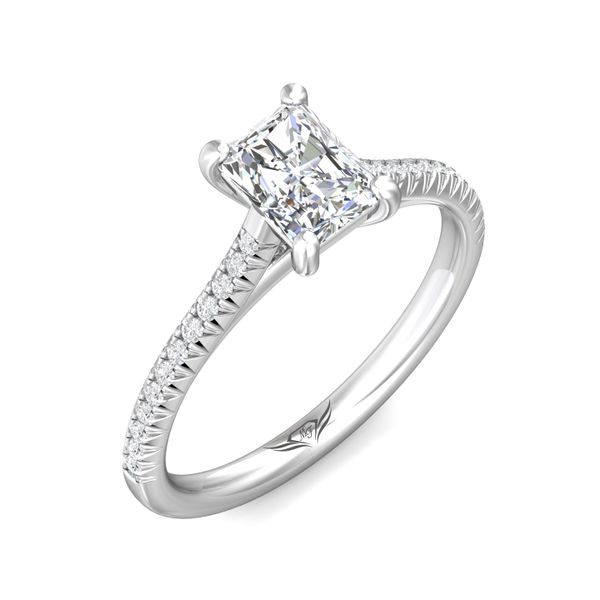 FlyerFit Micropave 14K White Gold Engagement Ring  Image 5 Becky Beauchine Kulka Diamonds and Fine Jewelry Okemos, MI