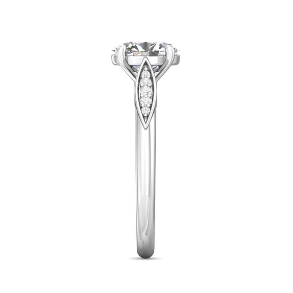 Flyerfit Micropave 14K White Gold Engagement Ring G-H VS2-SI1 Image 4 Becky Beauchine Kulka Diamonds and Fine Jewelry Okemos, MI