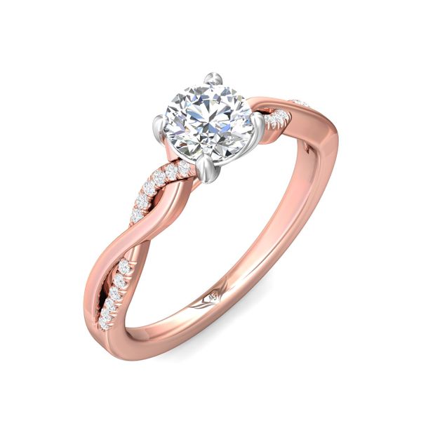 Women's 10k Gold Split Shank Cat Ring With Diamond - Sterling Silver, Openwork Bow Tie Design (Sizes 5-9)