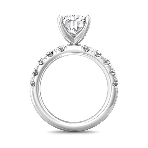 Platinum FlyerFit Encore Engagement Ring Image 3 Becky Beauchine Kulka Diamonds and Fine Jewelry Okemos, MI