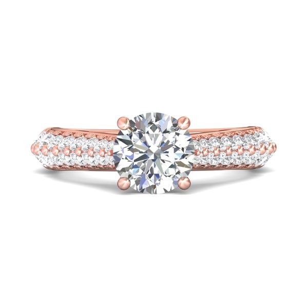 FlyerFit Encore 14K Pink Gold Engagement Ring G-H VS2-SI1 | Wesche ...