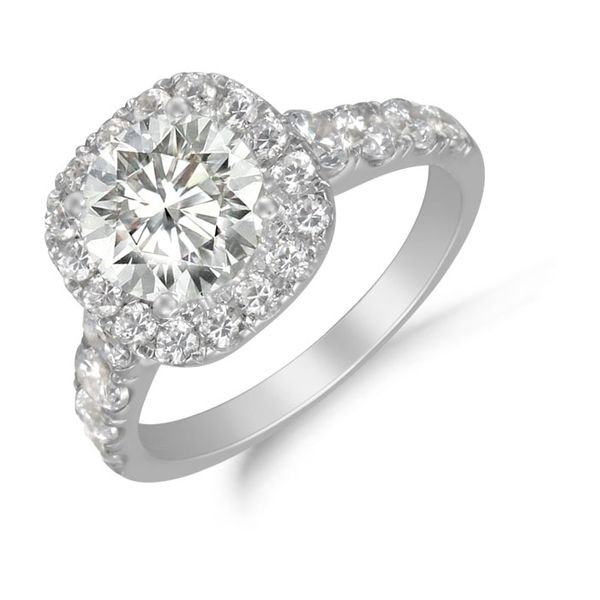 Flyerfit Encore 14K White Gold Engagement Ring G-H VS2-SI1 Image 5 Christopher's Fine Jewelry Pawleys Island, SC