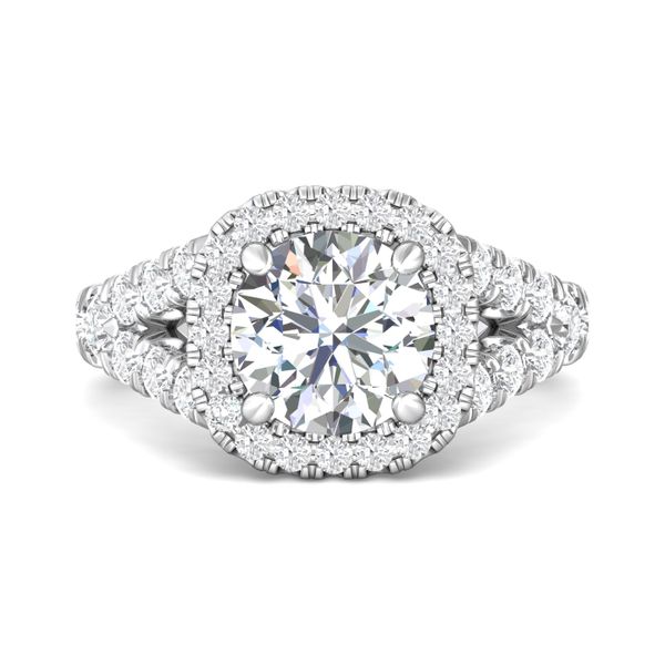 Flyerfit Encore 18K White Gold Engagement Ring H-I SI2 Becky Beauchine Kulka Diamonds and Fine Jewelry Okemos, MI