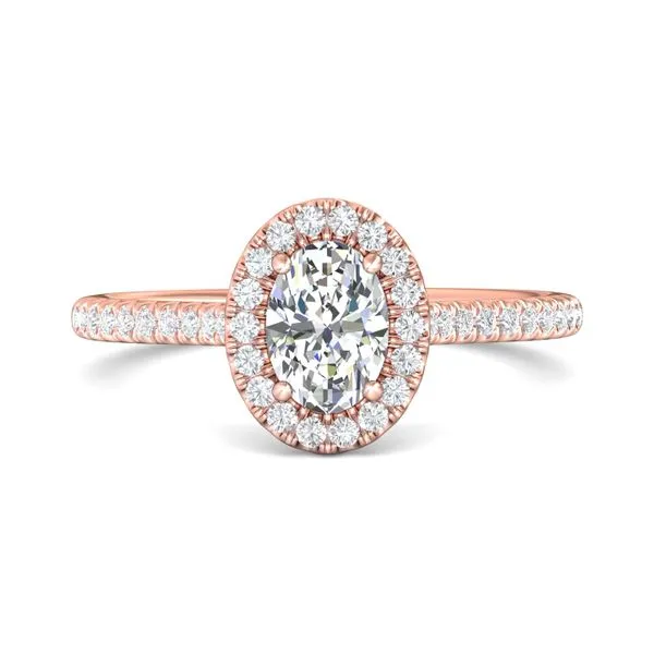 Glittering Pink Gold Engagement Ring Styles