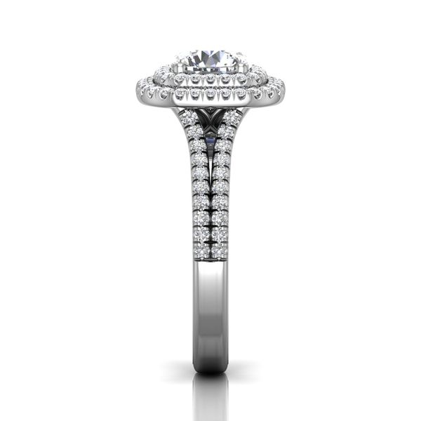 Flyerfit Split Shank 14K White Gold Engagement Ring G-H VS2-SI1 Image 4 Becky Beauchine Kulka Diamonds and Fine Jewelry Okemos, MI