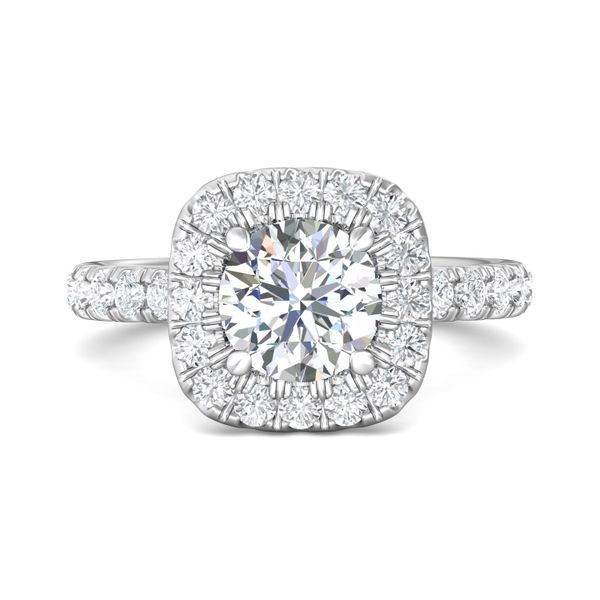 Platinum FlyerFit Encore Engagement Ring Valentine's Fine Jewelry Dallas, PA