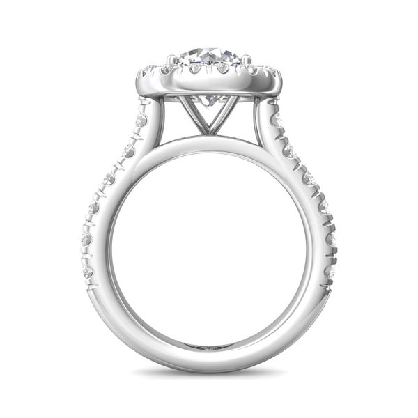 Platinum FlyerFit Encore Engagement Ring Image 3 Becky Beauchine Kulka Diamonds and Fine Jewelry Okemos, MI