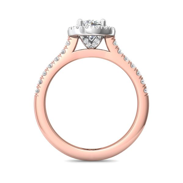 Glittering Pink Gold Engagement Ring Styles