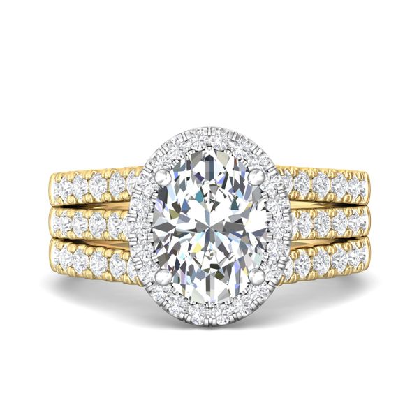 FlyerFit Encore 14K Yellow and 14K White Gold Engagement Ring H-I SI2 Meyers Jewelers Grove City, OH