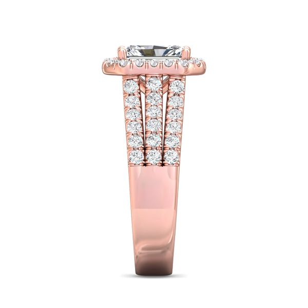 Flyerfit Encore 18K Pink Gold Engagement Ring G-H VS2-SI1 Image 4 Grogan Jewelers Florence, AL