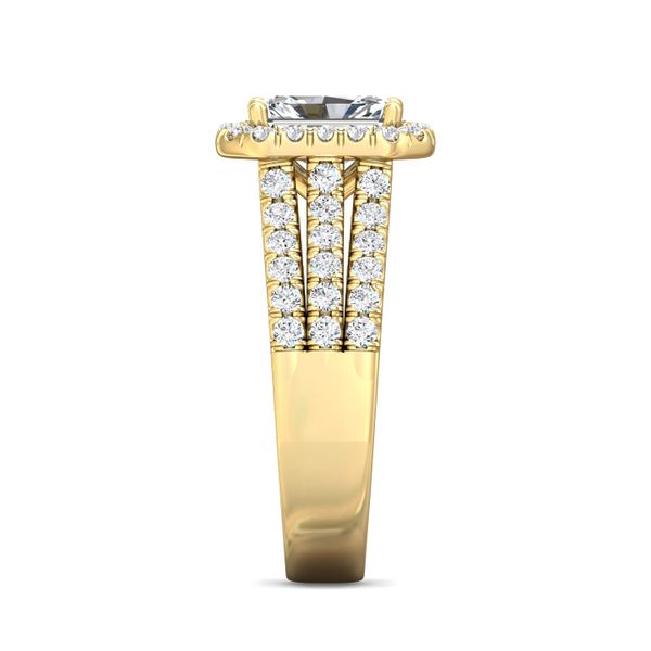Flyerfit Encore 14K Yellow Gold Engagement Ring H-I SI2 Image 4 Grogan Jewelers Florence, AL