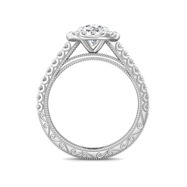 Flyerfit Vintage 18K White Gold Engagement Ring G-H VS2-SI1 Image 3 Grogan Jewelers Florence, AL