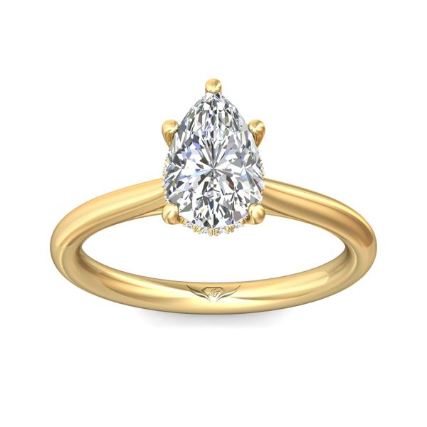 FlyerFit Solitaire 18K Yellow Gold Engagement Ring H-I SI1 Image 2 Meyers Jewelers Grove City, OH