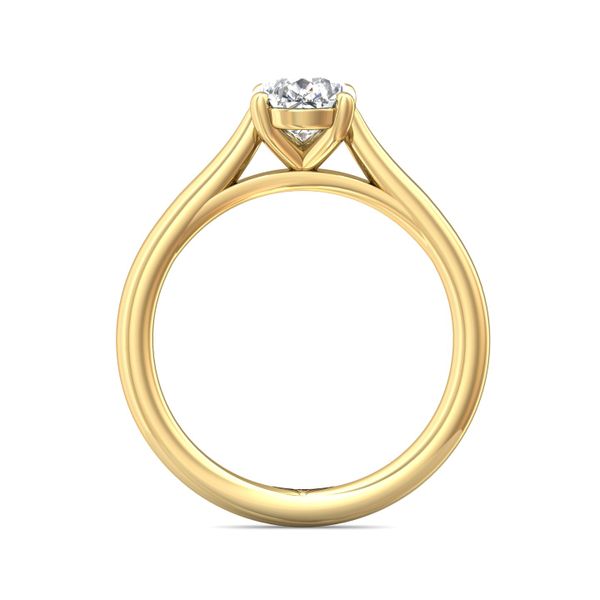 Flyerfit Solitaire 18K Yellow Gold Engagement Ring Image 3 Becky Beauchine Kulka Diamonds and Fine Jewelry Okemos, MI