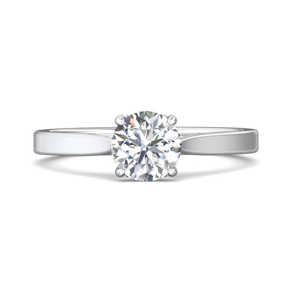 FlyerFit Solitaire 14K White Gold Engagement Ring  Wesche Jewelers Melbourne, FL