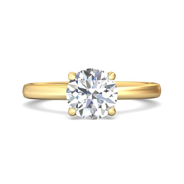 Flyerfit Solitaire 14K Yellow Gold Engagement Ring Christopher's Fine Jewelry Pawleys Island, SC