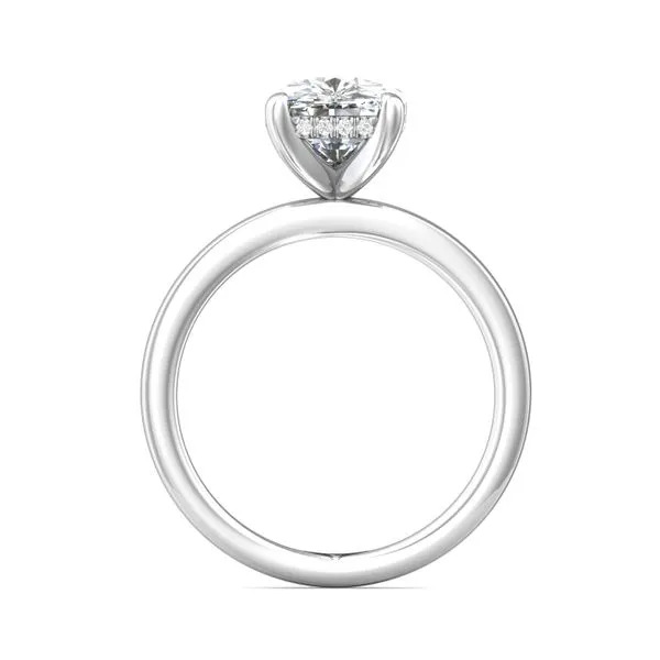 FlyerFit Solitaire 18K White Gold Engagement Ring G-H VS2-SI1 Image 3 Meyers Jewelers Grove City, OH