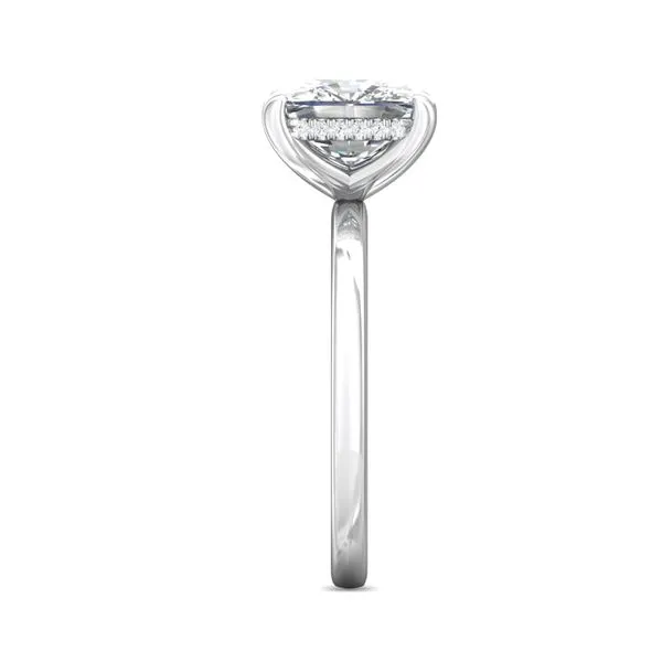 FlyerFit Solitaire 18K White Gold Engagement Ring G-H VS2-SI1 Image 4 Meyers Jewelers Grove City, OH