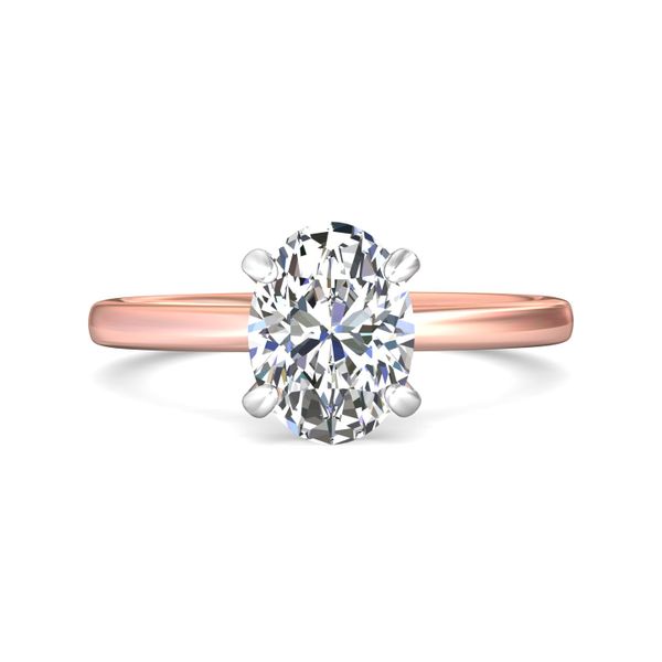 Flyerfit Solitaire 18K White Gold Shank And Platinum Top Engagement Ring H-I SI1 Christopher's Fine Jewelry Pawleys Island, SC