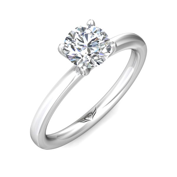 18K White Gold FlyerFit Solitaire Engagement Ring Image 5 Becky Beauchine Kulka Diamonds and Fine Jewelry Okemos, MI