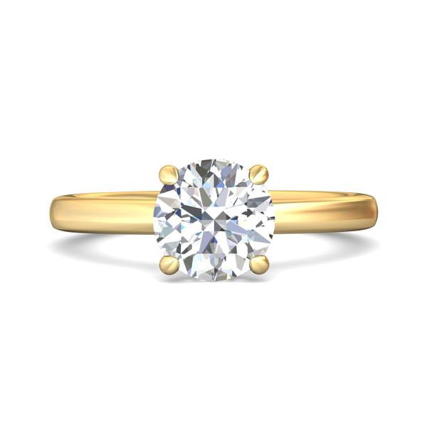 FlyerFit Solitaire 18K Yellow Gold Engagement Ring  Christopher's Fine Jewelry Pawleys Island, SC
