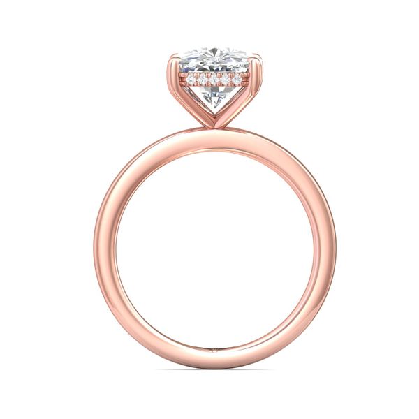 Flyerfit Solitaire 14K Pink Gold Engagement Ring H-I SI1 Image 3 Grogan Jewelers Florence, AL