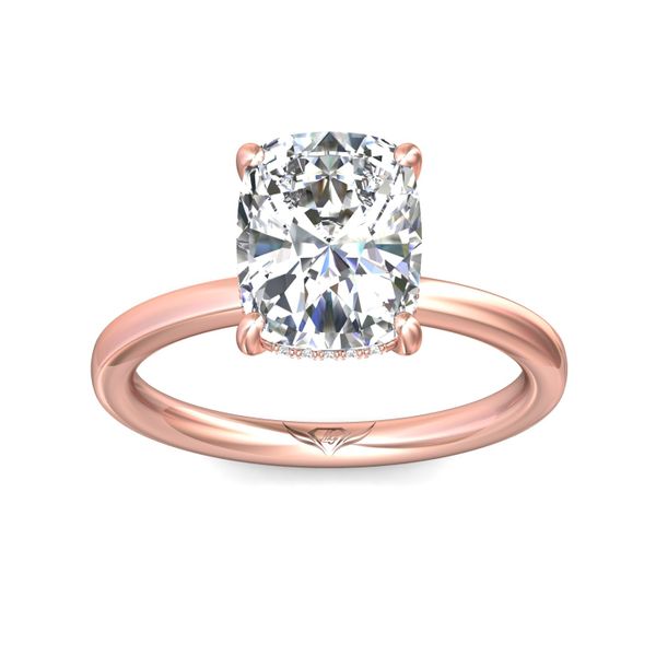 Flyerfit Solitaire 14K Pink Gold Engagement Ring H-I SI2 Image 2 Grogan Jewelers Florence, AL