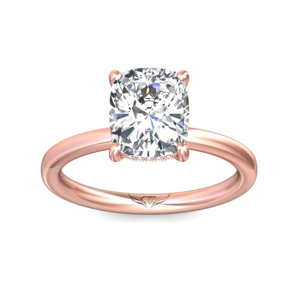 Flyerfit Solitaire 18K Pink Gold Engagement Ring H-I SI1 Image 2 Grogan Jewelers Florence, AL