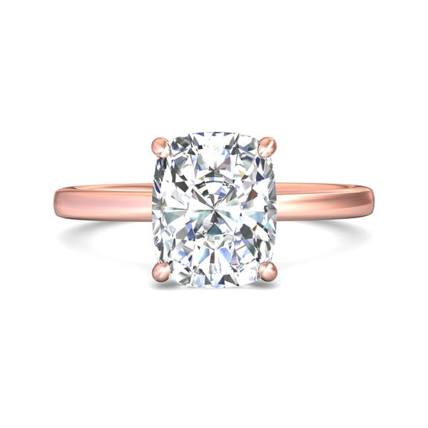 Flyerfit Solitaire 18K Pink Gold Engagement Ring H-I SI2 Valentine's Fine Jewelry Dallas, PA