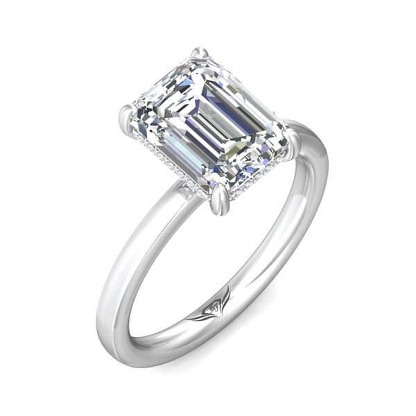 Flyerfit Solitaire Platinum Engagement Ring H-I SI2 Image 5 Grogan Jewelers Florence, AL