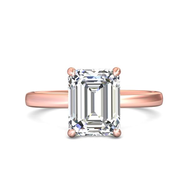 Flyerfit Solitaire 18K Pink Gold Engagement Ring H-I SI2 Grogan Jewelers Florence, AL