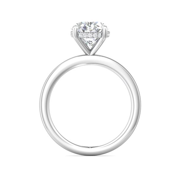 FlyerFit Solitaire 14K White Gold Engagement Ring  Image 3 Christopher's Fine Jewelry Pawleys Island, SC