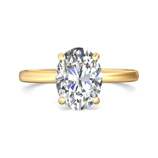 FlyerFit Solitaire 18K Yellow Gold Engagement Ring  Christopher's Fine Jewelry Pawleys Island, SC