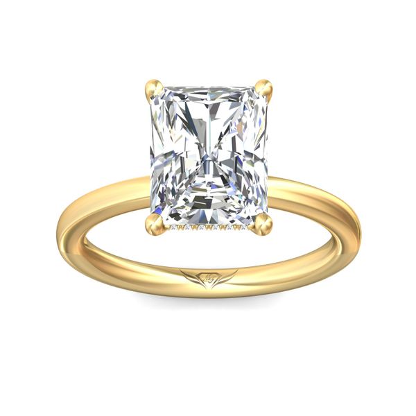Flyerfit Solitaire 14K Yellow Gold Engagement Ring H-I SI1 Image 2 Grogan Jewelers Florence, AL