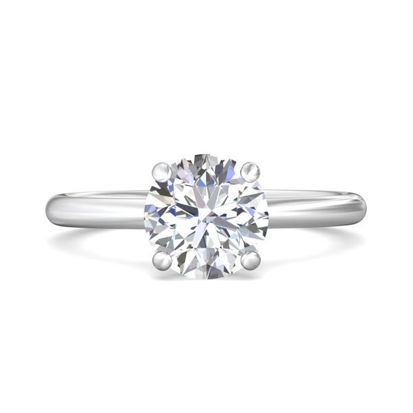 FlyerFit Solitaire Platinum Engagement Ring  Becky Beauchine Kulka Diamonds and Fine Jewelry Okemos, MI