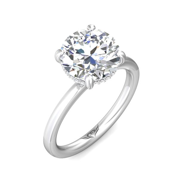 Flyerfit Solitaire 18K White Gold Engagement Ring H-I SI1 Image 5 Grogan Jewelers Florence, AL