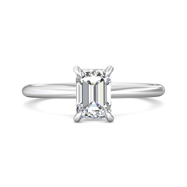 FlyerFit Solitaire Platinum Engagement Ring  Wesche Jewelers Melbourne, FL