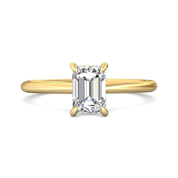 FlyerFit Solitaire 14K Yellow Gold Engagement Ring  Christopher's Fine Jewelry Pawleys Island, SC