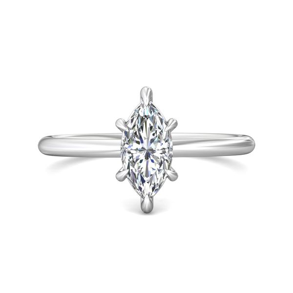 Flyerfit Solitaire Platinum Engagement Ring Becky Beauchine Kulka Diamonds and Fine Jewelry Okemos, MI