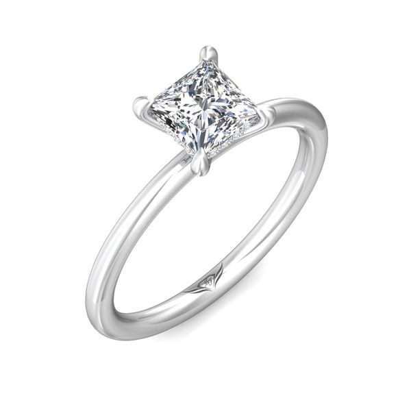 Flyerfit Solitaire 14K White Gold Engagement Ring H-I SI1 Image 5 Becky Beauchine Kulka Diamonds and Fine Jewelry Okemos, MI