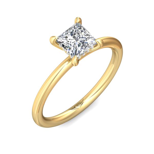 Flyerfit Solitaire 14K Yellow Gold Engagement Ring H-I SI2 Image 5 Grogan Jewelers Florence, AL