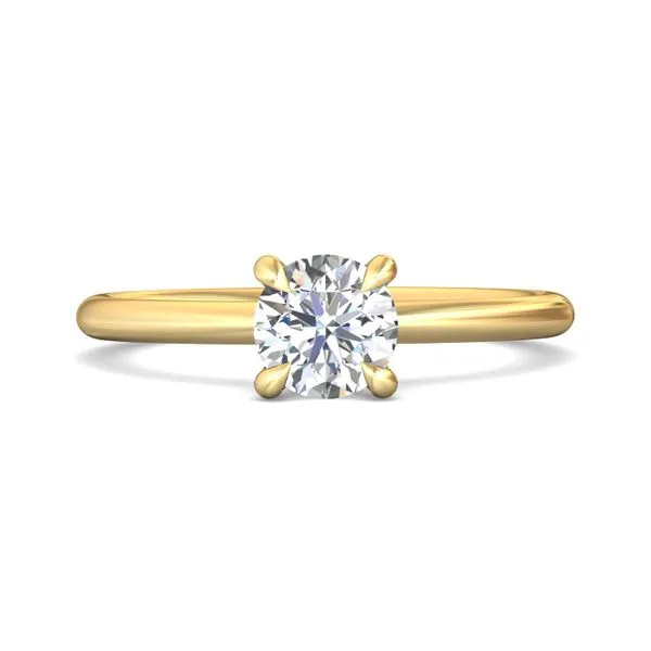 FlyerFit Solitaire 14K Yellow Gold Engagement Ring G-H VS2-SI1 Meyers Jewelers Grove City, OH