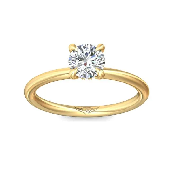 FlyerFit Solitaire 14K Yellow Gold Engagement Ring G-H VS2-SI1 Image 2 Meyers Jewelers Grove City, OH
