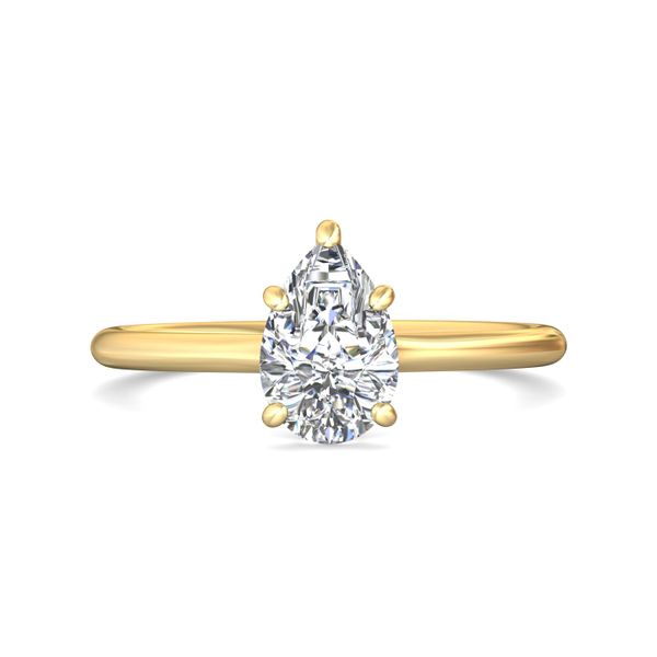 Flyerfit Solitaire 14K Yellow Gold Engagement Ring G-H VS2-SI1 Wesche Jewelers Melbourne, FL