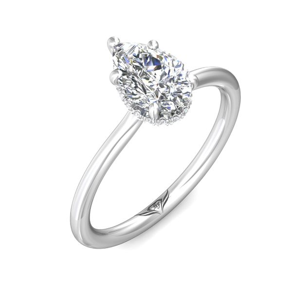 Flyerfit Solitaire 18K White Gold Engagement Ring H-I SI1 Image 5 Becky Beauchine Kulka Diamonds and Fine Jewelry Okemos, MI