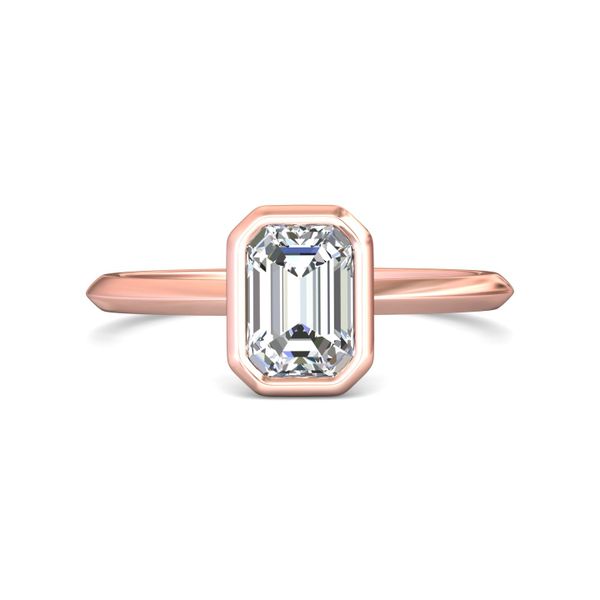 Flyerfit Solitaire 14K Pink Gold Engagement Ring Becky Beauchine Kulka Diamonds and Fine Jewelry Okemos, MI